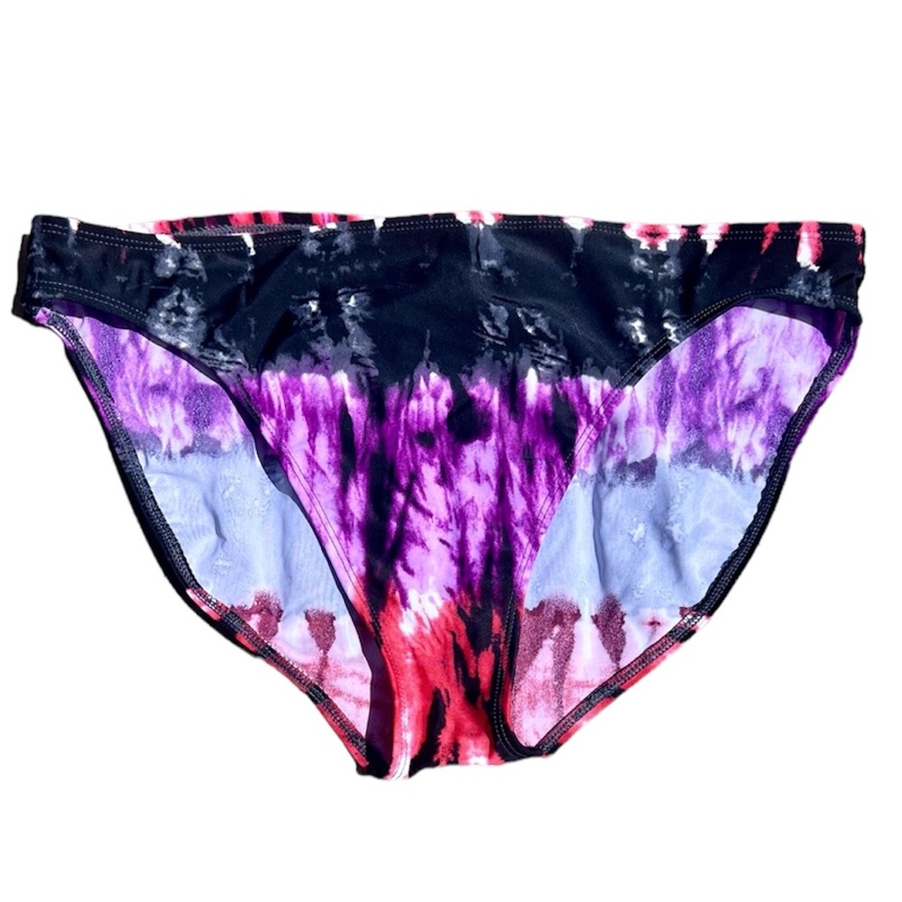 - Island Escape Sz 12 Purple Tie-Dye Hipster Bikini Bottom! NEW!